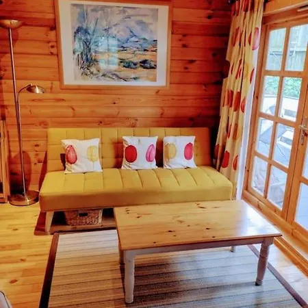 Cosy Log Cabin In Llanfoist Village Abergavenny Exterior photo