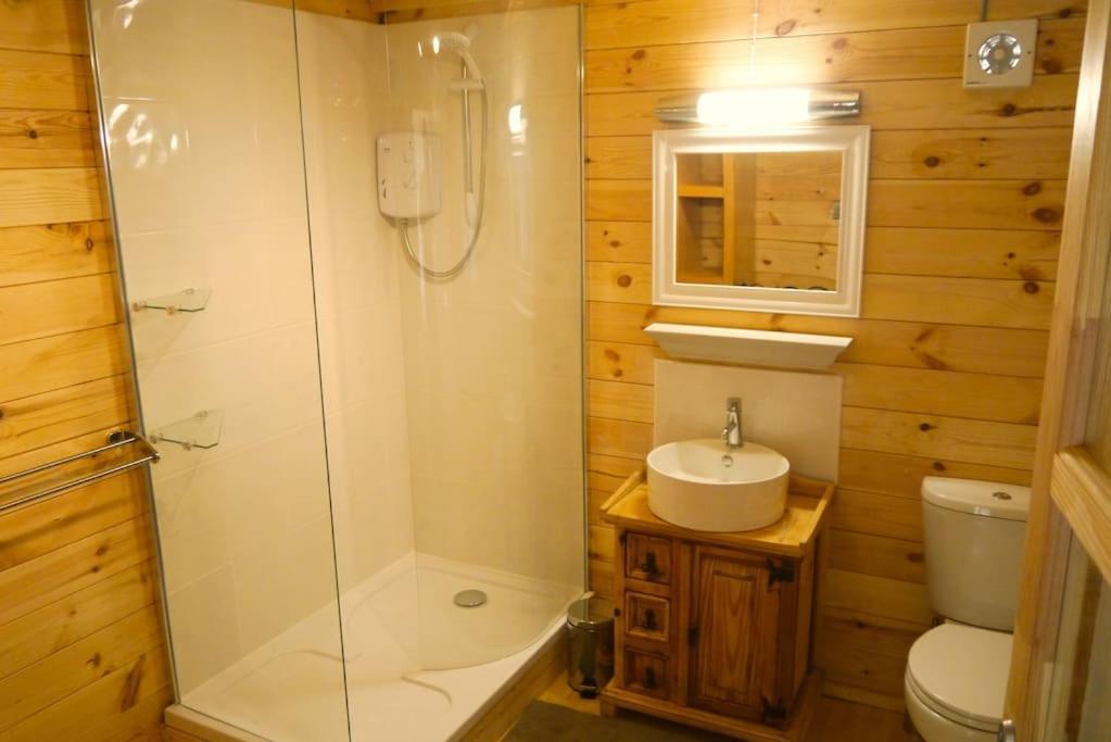 Cosy Log In Llanfoist Village *